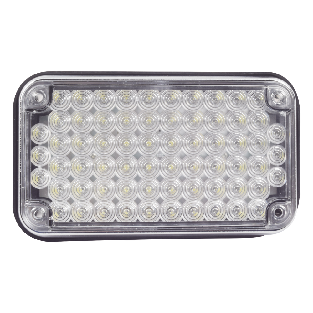 Luz de Advertencia de 6X4", Color Claro, Ideal para Ambulancias