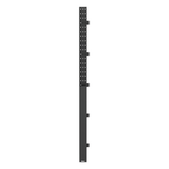 Organizador Vertical IN-Cabinet, Sencillo (Solo Frontal), Para Uso Con Gabinetes Panduit, 40 UR, 4.2 in de Ancho, Color Negro