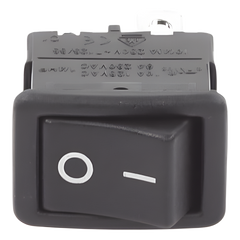 Interruptor Rocker DPST On-Off,  250 Vca.,10 Amp.,