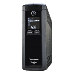 UPS de 1500 VA/900 W, Topología Línea Interactiva, Entrada 120 Vca NEMA 5-15P, Tipo Mini Torre, Con 12 Tomas NEMA 5-15R