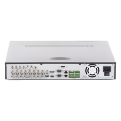 DVR 16 Canales TurboHD + 8 Canales IP / 3K/5MP / Audio por Coaxitron / Acusense / 4 Bahías de Disco Duro / Videoanalisis / 16 Entradas de Alarma