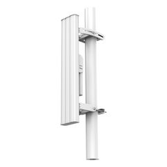 Antena Sectorial de 90° AirMetro con 20 dBi en Banda 5Ghz (5150-5850 Mhz) Slant 45° Compatibilidad Multi-Marca para enlaces Multipunto, Conectores SMA Hembra Inverso.
