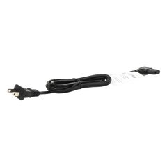 Cable de Alimentación Eléctrica para 120-240 Vca / 1 Metro (3.28 Pies) / 2 Clavijas Tipo Americano / Conector en Forma Tipo L
