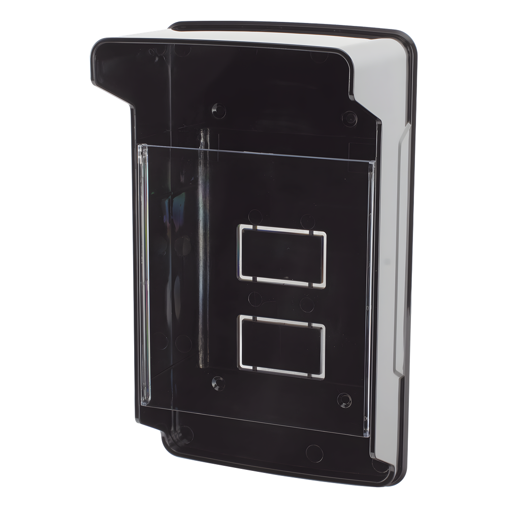 Carcasa Protectora Universal Color Negro con Tapadera de Acrílico / Medidas 245 × 143 × 83 mm / Compatible con Múltiples Modelos de Control de Acceso