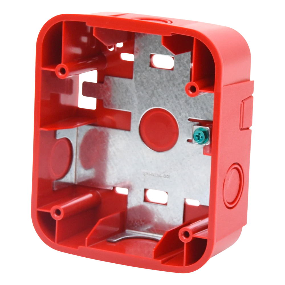 Caja de Montaje en Pared, para Sirena, Color Rojo, Nuevo Diseño Moderno y Elegante