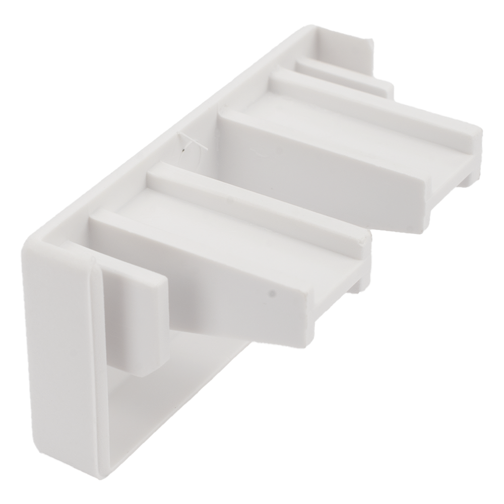 Tapa final color blanco de PVC auto extinguible,  para canaleta TMK1735, TMK1735SD (5390-02001)