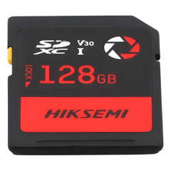 Memoria SD / 128 GB / 180 MB/s Lectura / 150 MB/s Escritura / V30 U3 / Para Drones y Cámaras de Acción / HIKSEMI CAPTURE E30