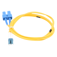 Jumper de Fibra Óptica Monomodo LC/SC Duplex de 1 Metro (3.28 Pies)
