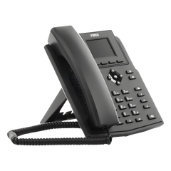 Teléfono IP empresarial para 4 líneas SIP con pantalla LCD de 2.4 pulgadas a color, Opus y conferencia de 3 vías, PoE.