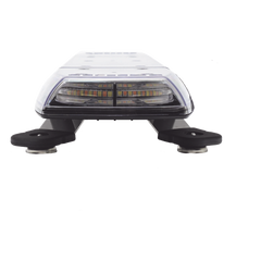 Mini Barra de Luces de 144 LED, Ambar/Blanco, 24 Pulgadas, Lente Transparente, Montaje Con Iman Y Conexion Para Encendedor De Vehiculo