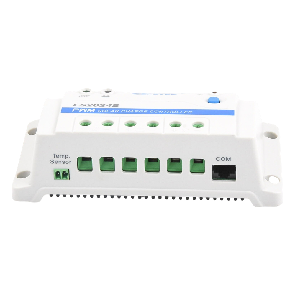 Controlador Solar PWM / 20A / 12/24V / RS-485 / Baterías Gel-AGM-Selladas / Parámetros Configurables