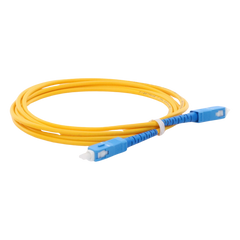 Jumper de Fibra Óptica Monomodo SC/UPC-SC/UPC Simplex de 2 Metros (6.56 Pies), 3mm