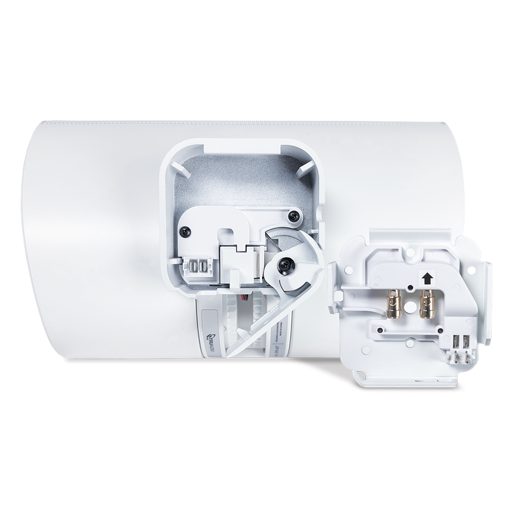 Altavoz Exterior | 2 Vías | Controlador de 6,5" |  Tweeter de 1" |  Radiador que Mejora los Graves | Tecnología de Montaje de Bloqueo Rápido | 120 W | 8&Omega; | Blanco