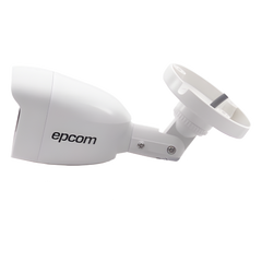 Bala TURBOHD 2 Megapíxeles (1080p) / Gran Angular 103° / Lente 2.8 mm / IR EXIR Inteligente 20 mts / Exterior IP66 / dWDR / TVI-AHD-CVI-CVBS / Policarbonato