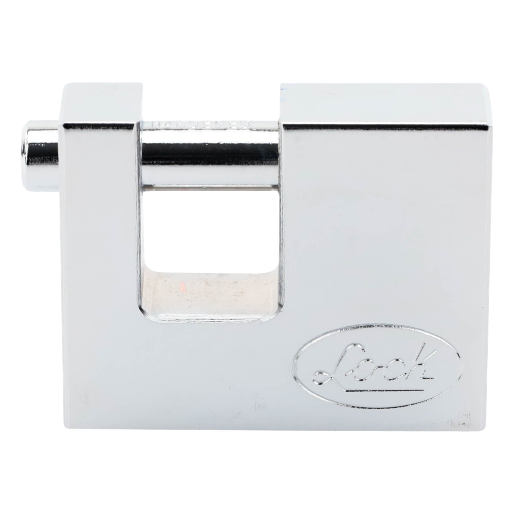 Candado para Cortina Metálica / Medida 70 mm/ Acabado Cromo Satinado/ Nivel de Seguridad 6 / Llave Estándar.