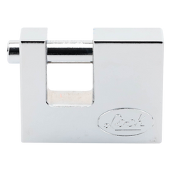 Candado para Cortina Metálica / Medida 70 mm/ Acabado Cromo Satinado/ Nivel de Seguridad 6 / Llave Estándar.