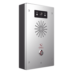 Video Intercomunicador IP / 2 Líneas SIP / Cámara 2MP 1080p / 2 Relevadores / ONVIF / IP65 e IK10 / PoE 802.3af / Audio HD / Visión Nocturna IR / -40°C a 70°C