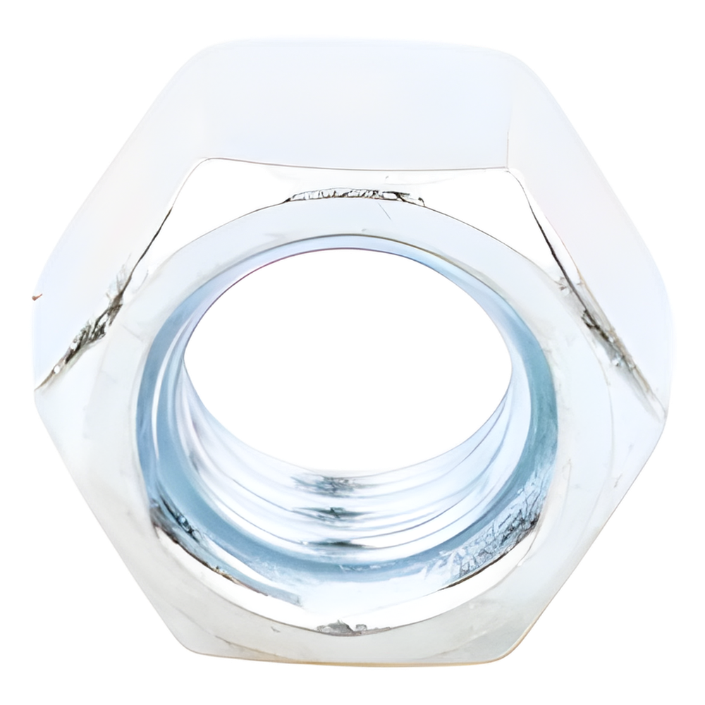 Tuerca Hexagonal Galvanizada de 3/8" (9.5 mm)/ Bolsa con 100 piezas.
