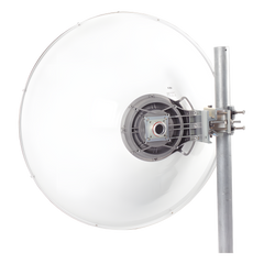 Antena Direccional de Alto Rendimiento/ Parábola profunda para mayor aislamiento al ruido/ Conector guía de onda para radio C5X, B5X, C6X, y B6X / 3 ft / 4.9 a 6.4 GHz / Ganancia de 32 dBi / Soporte de acero inoxidable / Incluye montaje.