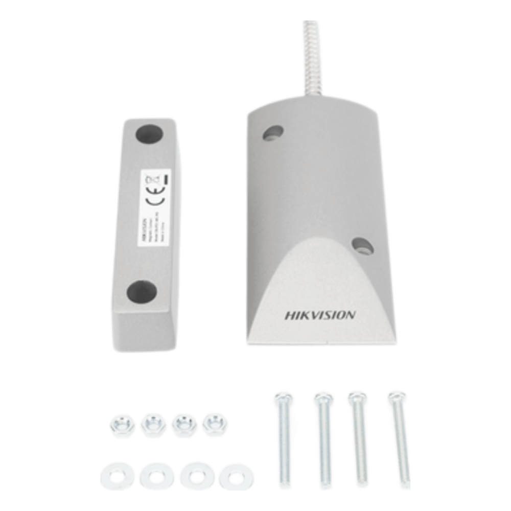Contacto Magnético Cableado de Uso Rudo / Gap 6.5 cm / Carcasa de Metal / Puertas y Cortinas Metálicas / NC