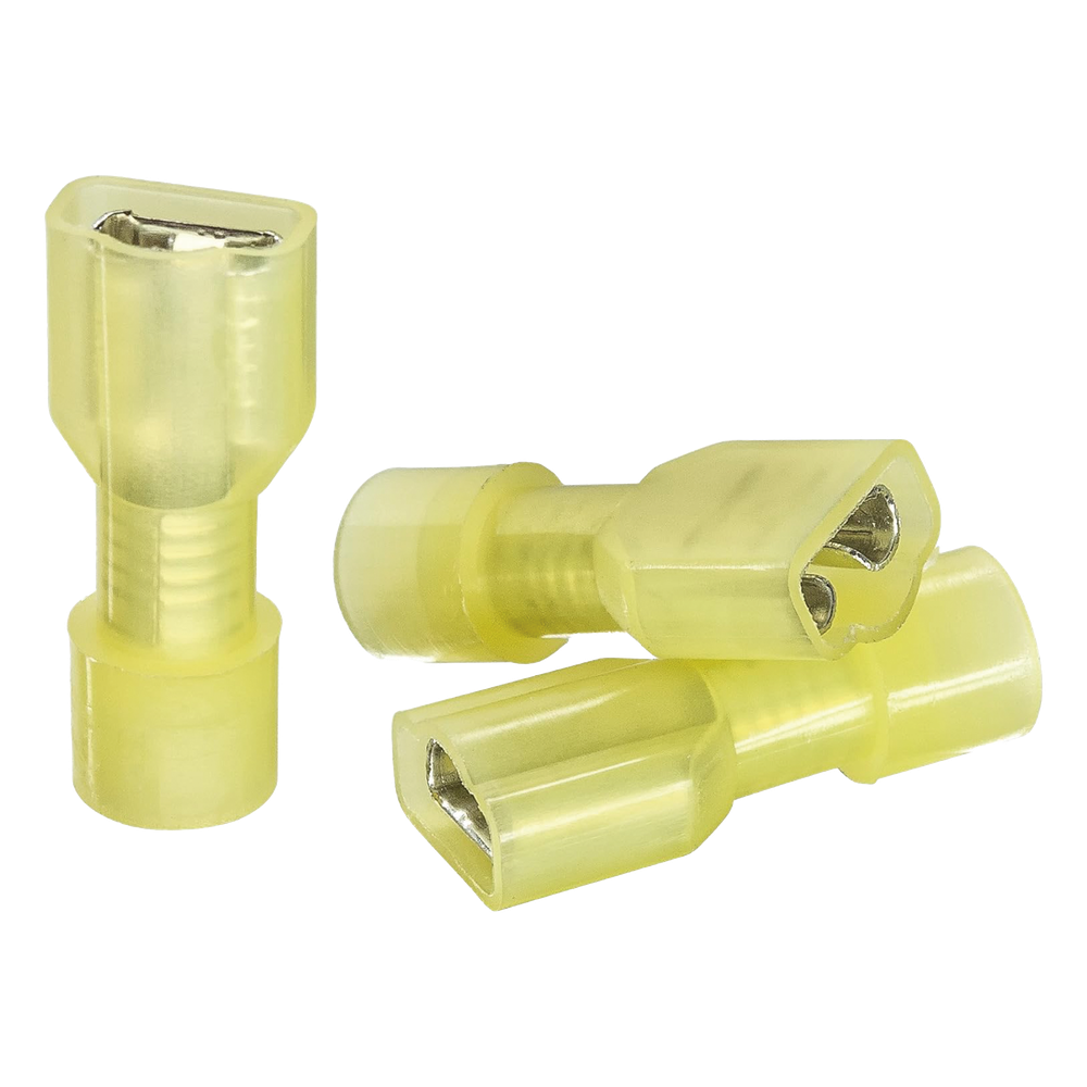 Terminal hembra aislada completa / para cables 12-10 AWG / Para baterías con terminal F1 / Paquete de 25 piezas