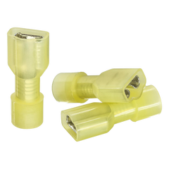 Terminal hembra aislada completa / para cables 12-10 AWG / Para baterías con terminal F1 / Paquete de 25 piezas