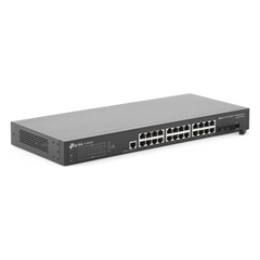 Switch L2+ Omada PoE+ / 24 Puertos PoE+ 10/100/1000 Mbps / 4 Puertos SFP+ 10G / 2 Puertos Consola (RJ45 y microUSB) / Administración Centralizada Omada o Stand-Alone / Multicast IGMP / Presupuesto PoE 384W / Montaje en Rack / (SG3428XMP)