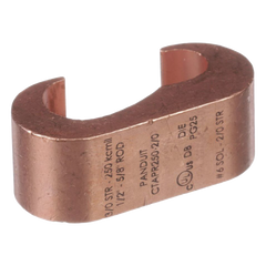 Conector de compresión a tierra de cobre Panduit CTAPR2/0-2-L, 1Pz