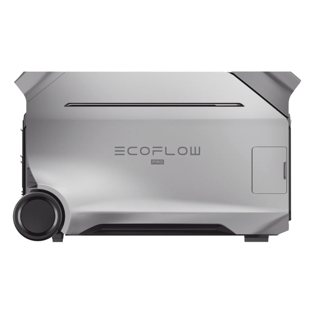 Estación de Energía Portátil DELTA PRO3 / 4096Wh Litio LFP / 5 AC 4000W (8000W Pico) / 2 USB-C 100W / Capacidad para Aumentar Respaldo / Cargador de Coche 10A a 12.6V / Conectividad WiFi y Bluetooth (App) / Carga Solar 2600W Max. (2 P