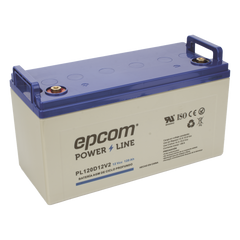 Batería AGM-VRLA Ciclo Profundo / 12 Vcc / 120 Ah / Carcasa UL94-HB / Terminales M8 / Aplicaciones Fotovoltaicas y de Emergencia