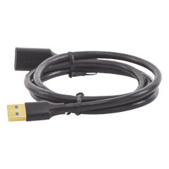 Cable Extensor USB 3.0 / 1 Metro / Macho-Hembra / 5 Gbps / Ultra Durabilidad / Núcleo de cobre estañado 28/22 AWG / Blindaje interior múltiple / Ideal para teclado, mouse , etc.
