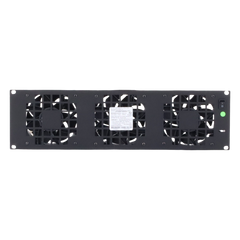 Kit de 3 Ventilador 110 Vca (12 x 12 cm) con Clavija 5-15P. Para instalación en Postes Rack