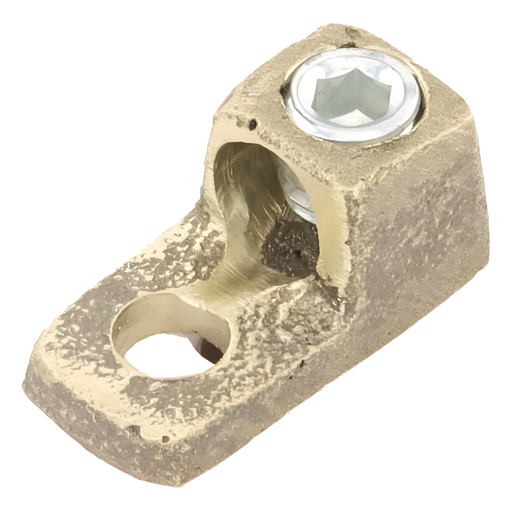 Conector Bornes a Cable / Bronce 100% / Borne 3/8 in / Cable 4-2/0 AWG / Sin Soldadura Exotérmica