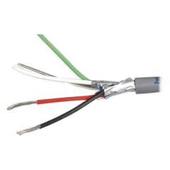 Bobina de 305 m (1000 ft) / Cable para Alarma 4x18 AWG / Blindado / Riser / Gris