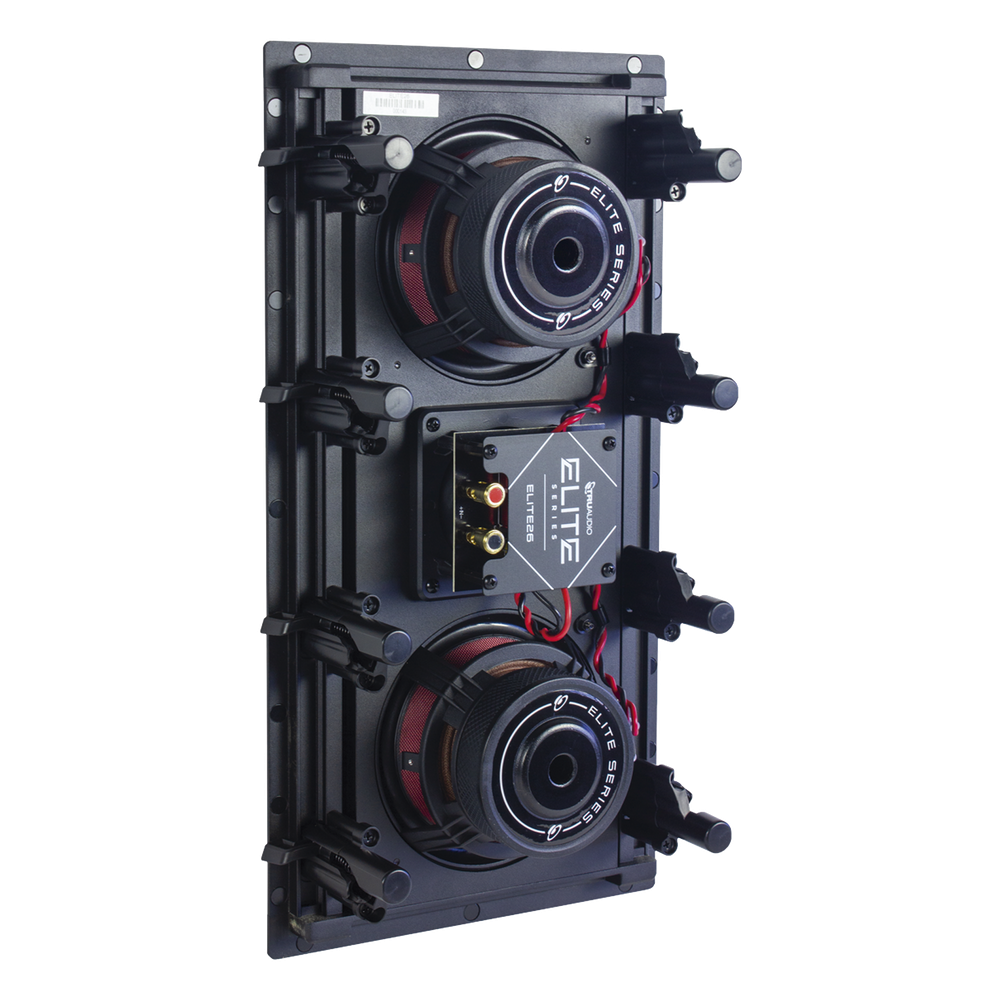 BOCINA DE PARED | 2 WOOFERS DE FIBRA DE CARBONO 6.5'' | TWEETER DE TITANIO 1'' | 200W