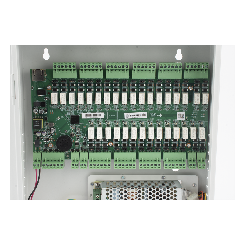Controlador de Elevador IP Para 32 Pisos / Gestión 100% en la Nube / Interfaz Web / Pases Temporales desde App / Activación de Pisos desde App/ Wiegand / POE / 20,000 Tarjetas /100,000 Eventos / Compatible con Videoporteros Akuvox