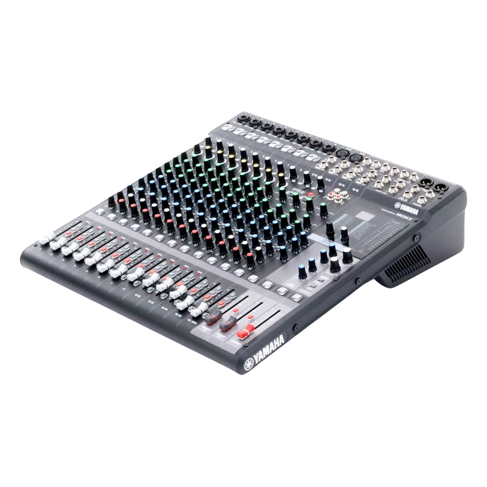 Mezcladora de Audio | 16 Canales | 10 Entradas de Micrófono | Entradas de Línea | Efectos | (MG16X)
