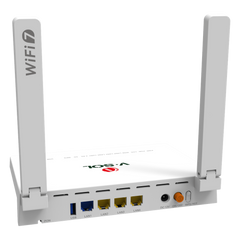 ONU GPON/EPON con Wi-Fi 7 / 1 Puerto 2.5 Gigabits/ 3 Puertos Gigabit / Puerto PON SC/UPC, Hasta 3600 Mbps