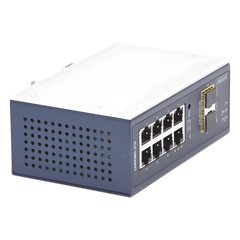 Switch Industrial Administrable Capa 2, 8 Puertos 10/100/1000T, 2 Puertos SFP 1G / 2.5 G BASE X