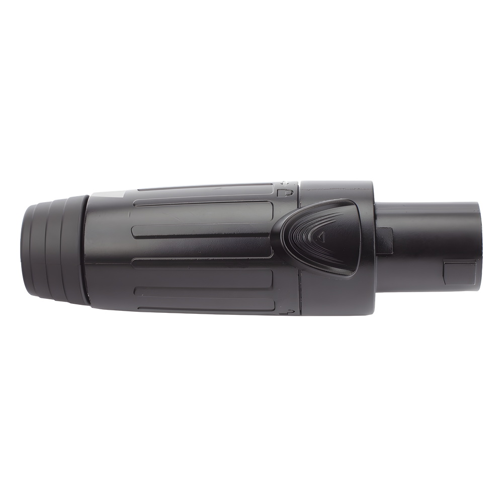 Conector Speakon | Hembra | 4 polos | carcasa negra | Cable AWG10 | 30A