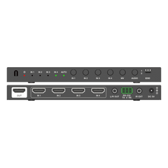 Multivisor HDMI 4x1 | 4K@30Hz | Vista Cuádruple | Cambio Automático/Manual | Control IR