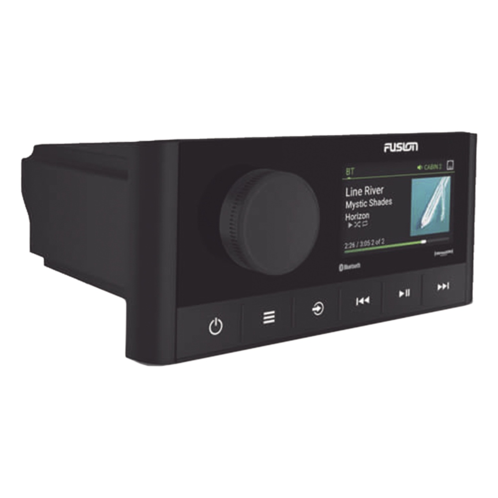 Estéreo marino Fusion serie RA210, con pantalla a color de 2.7" conexión AM/FM, Bluetooth, USB, iPhone