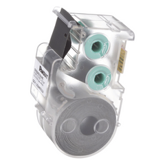 Casete de 450 Etiquetas Autolaminadas de 12.7 x 19.1 mm (0.5 x 0.75 pulgadas), para Cables de 2 a 4 mm (0.08 a 0.16 pulgadas) de Diámetro, Área de Impresión Color Blanco