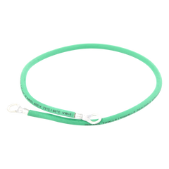 Jumper para Puesta a Tierra con Cable 8 AWG con Conectores de Ojo de 50 cm.
