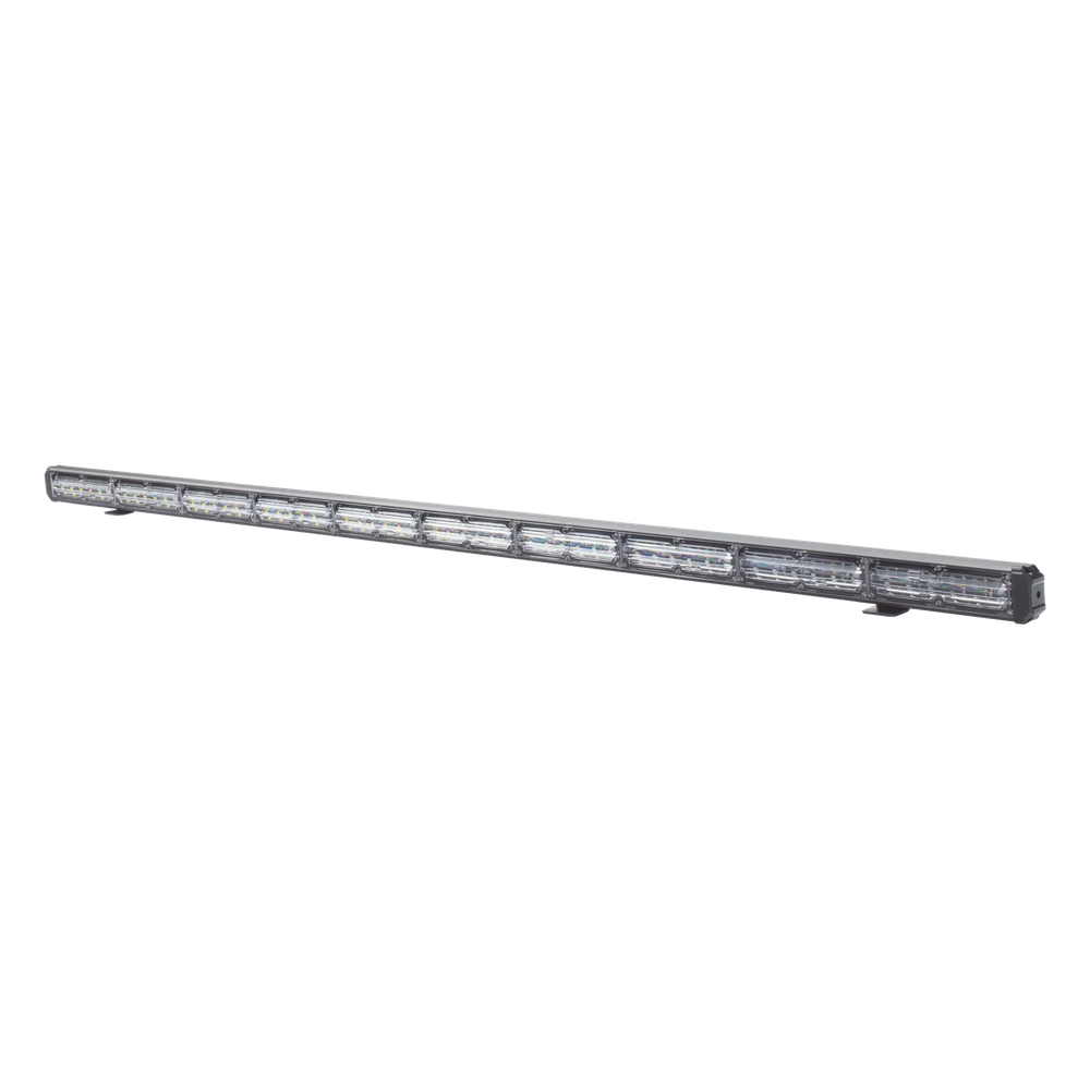 Barra de luz de advertencia de 10 Módulos de 6 LED, 49 Pulgadas, Rojo/Azul