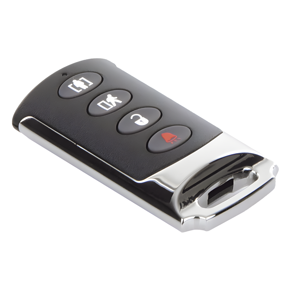 Llavero Remoto Inalámbrico 4 Botones / Uso Rudo / Armado Total/Parcial/Desarmado/Pánico / 433.92 MHz / Batería 5 Años / Compatible DSC Power Series