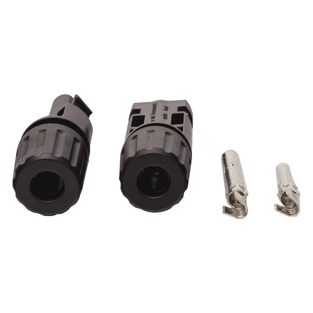 Conector MC-4 para Módulos Fotovoltaicos (conector hembra + conector macho)