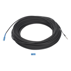 Rollo de Fibra Óptica Drop Redonda G657A2 Monomodo Simplex de 100 Metros (328.08 Pies) con Conectores SC/UPC-SC/UPC para Instalaciones Aéreas, Subterráneas o a la Intemperie