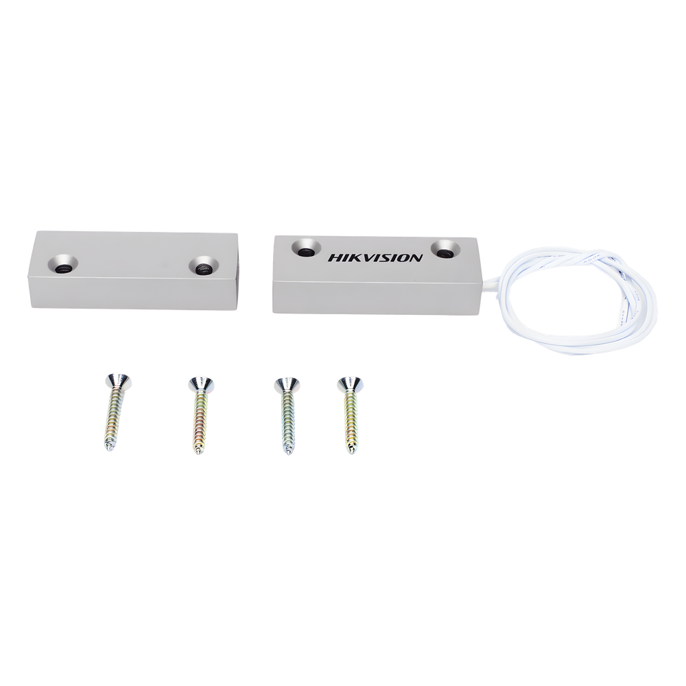Contacto Magnético Metálico Cableado / Puertas y Ventanas / Gap 3.5 cm / Normalmente Cerrado / Hikvision