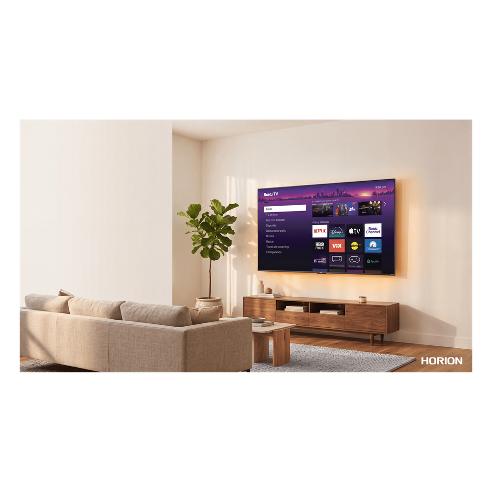 ROKU SmartTV QLED 50 Pulgadas / Resolucion 4K UHD / Dolby Audio / 3 puertos HDMI / WiFi / VESA 200x200 mm